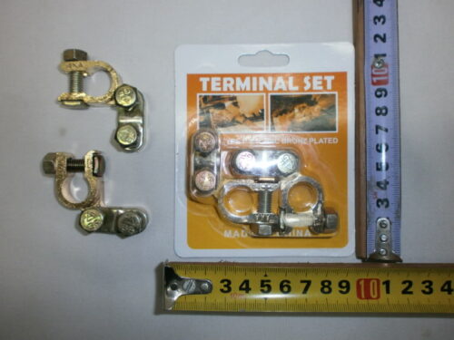 BORNERAS PARA BATERIA BLISTER CON 2