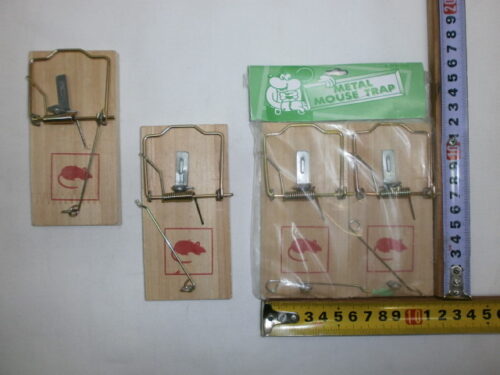 TRAMPERA P/RATAS X2 DE MADERA 12 X 6.5CM