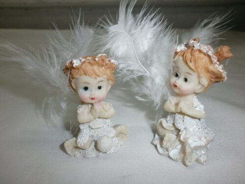 SOUVENIR ANGELITO.CON PLUMAS 6.5CM