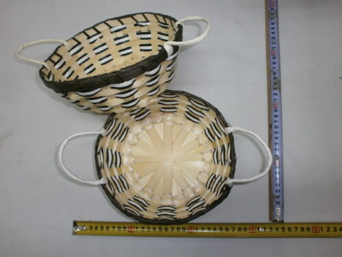 PANERA / FRUTERA CON ASAS BICOLOR 22CM