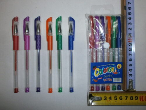 SET X 6 LAPICERAS CON GEL Y BRILLO