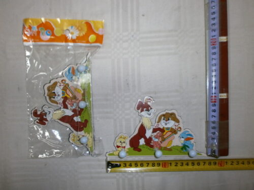 PERCHERO INFANTIL 3 GANCHOS 18 CM