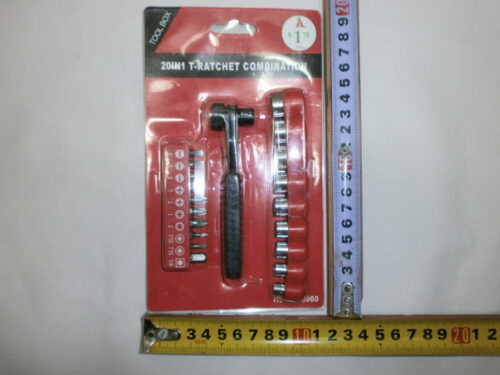 LLAVE AJUSTE TUBOS Y DESTORNILLADOR 20 PIEZAS