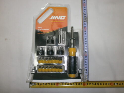 SET DESTORNILLADOR 47 PIEZAS CAMBIABLES - -