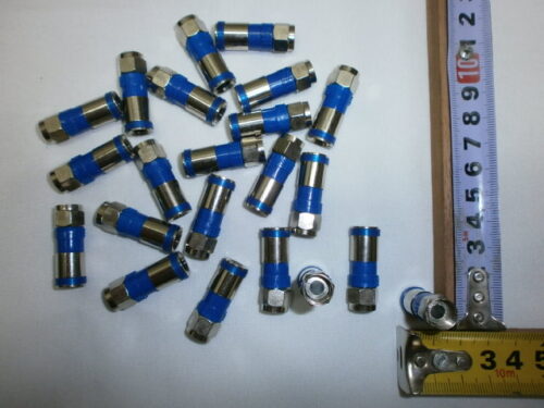 CONECTOR SNAP RG6 CABLE COAXIL TV/INTERNET