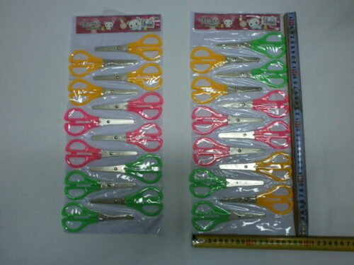 TIJERA ESCOLAR BLISTER X 12 14CM PUNTA REDOND