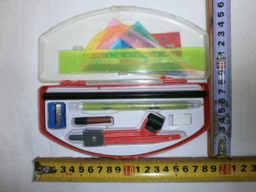 SET DE GEOMETRIA EN ESTUCHE X10 PIEZAS