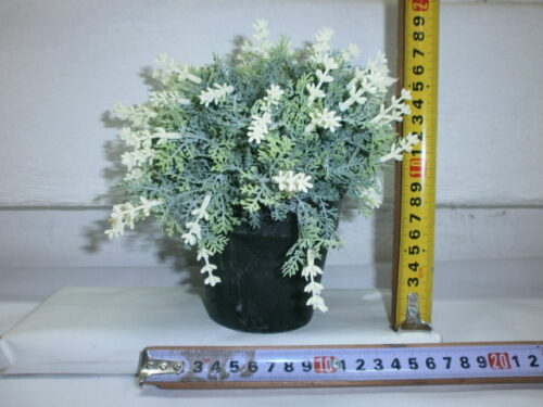 MACETA ARBUSTO CON FLORES 18CM ALTURA - -