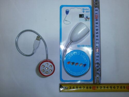 LAMPARA FLEXIBLE 7 LEDS CON USB P/LA COMPU