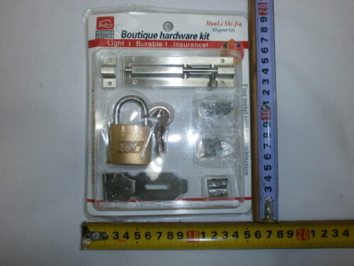 SET PASADOR C/CANDADO 30MM Y PASA CANDADO