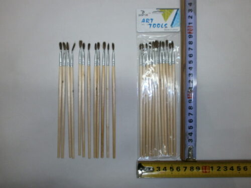 SET X 12 PINCELES ARTISTICO Nº2 PELO CHATO
