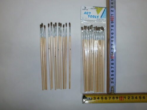 SET X 12 PINCELES ARTISTICO Nº4 PELO CHATO