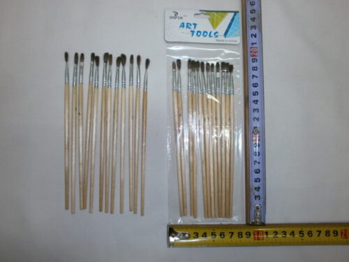 SET X 12 PINCELES ARTISTICO Nº5 PELO CHATO