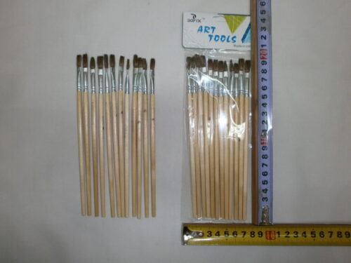 SET X 12 PINCELES ARTISTICO Nº8 PELO CHATO