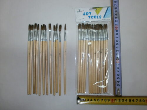 SET X 12 PINCELES ARTISTICO Nº11 PELO CHATO