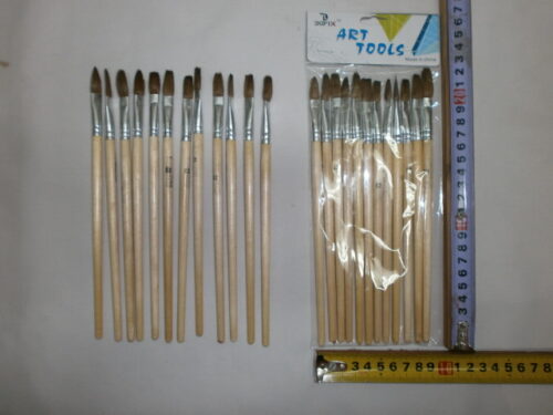SET X 12 PINCELES ARTISTICO Nº12 PELO CHATO