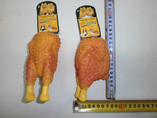 CHIFLE POLLO PARA MASCOTAS 13CM 2 SONIDOS