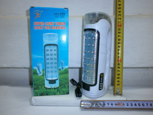 LINTERNA 3 FUNCIONES X 24 LEDS  A PILA - -