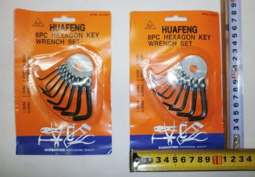 LLAVE AJUSTE X 8 ( 1,5 A 6 MM )