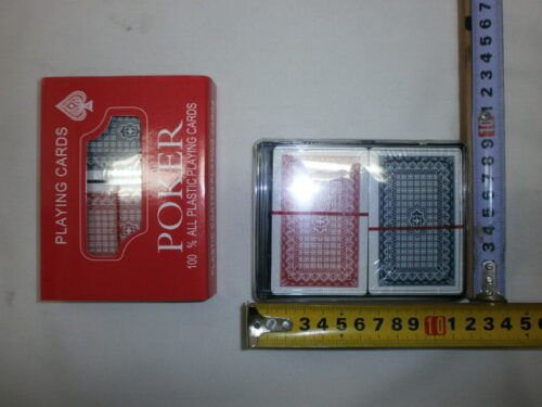 NAIPES POCKER X 2 CON CAJA PLASTICA