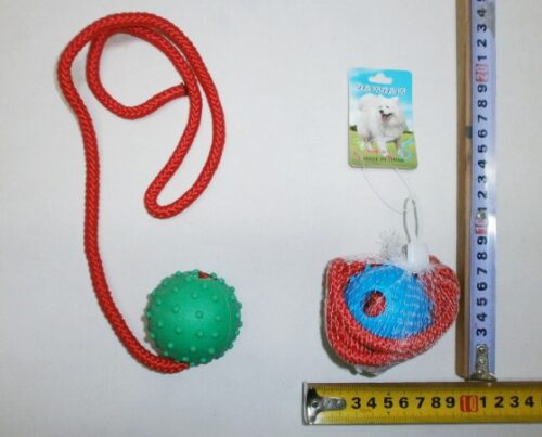 JUGUETE P/ MASCOTAS SOGA CON PELOTA