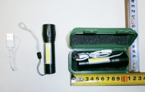 LINTERNA TACTICA LED 1500 LUM USB RECARGABLE