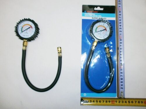 MANOMETRO C/MANGUERA FLEXIBLE PARA NEUMATICO