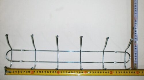 PERCHERO METAL 6 GANCHOS 50 CM