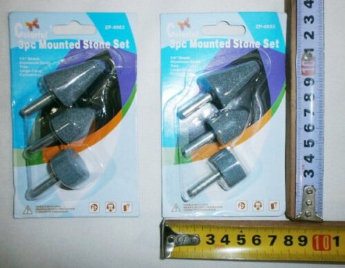 PIEDRA DE DESBASTE P/TALADRO GRANDE SET X3