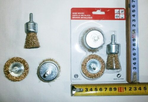 ESCOBILLA PARA TALADRO REDONDA  X3
