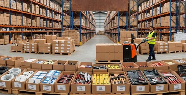 Amplio catálogo de productos en el depósito de Distribución Masiva, importador mayorista de artículos de bazar en General Rodríguez, Buenos Aires.