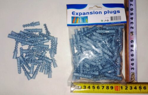 TARUGO CON TOPE N°8 X 40MM BOLSA X 100