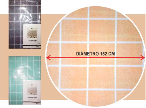 MANTEL REDONDO DE 152 CM PLASTICO