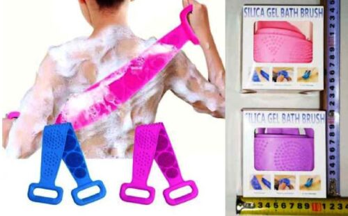 BANDA EXFOLIANTE DE SILICONA PARA BAÑARSE